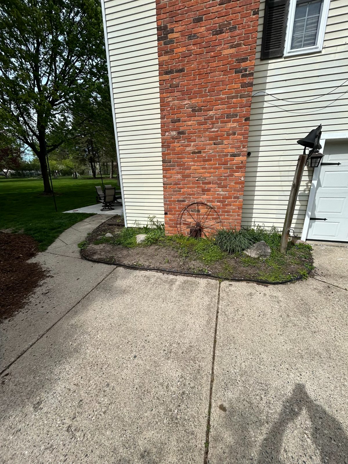 Landscaping beds before mulch — Rochester, MI