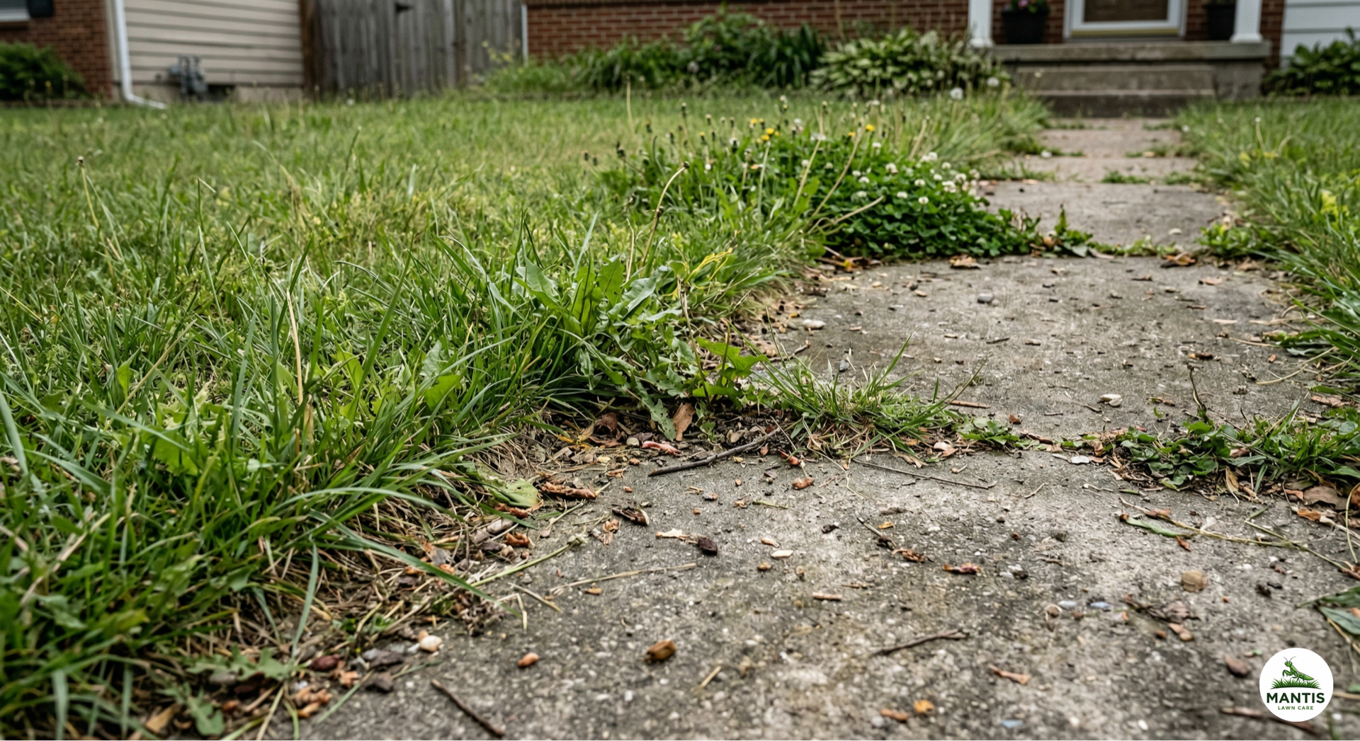 Clean edging detail along walkway — Rochester MI